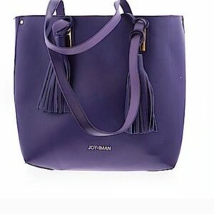 Joy & Iman Elegant Purple Tote Bag